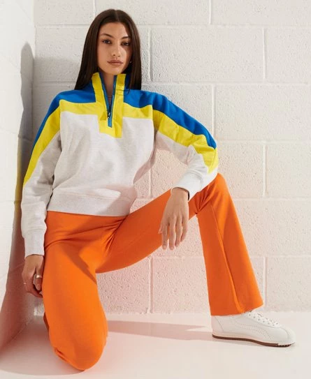 SUPERDRY Mountain Sport Dolman Henley Top Ice Marl/royal 8 SUPERDRY Mountain Sport Dolman Henley Top Ice Marl/royal - Image 8