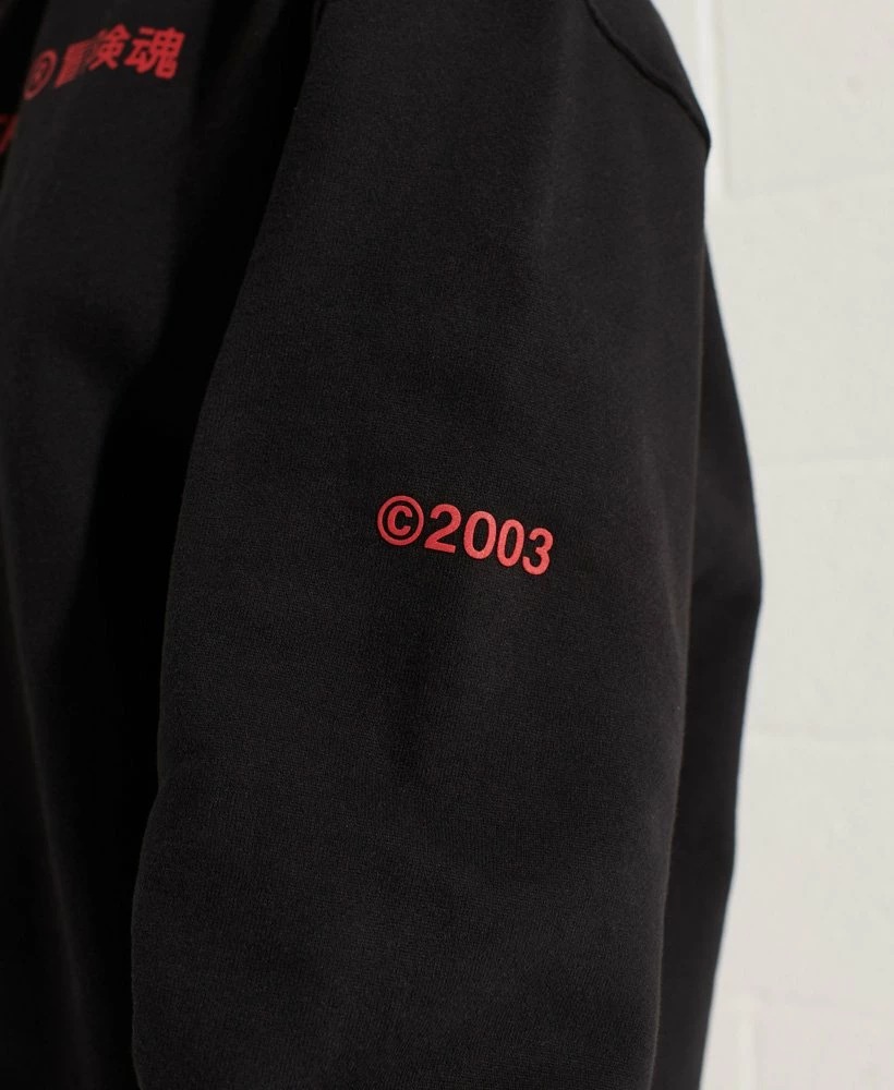 SUPERDRY Cooperate Logo Crew Sweatshirt Black 4 SUPERDRY Cooperate Logo Crew Sweatshirt Black - Image 4