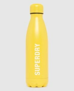 SUPERDRY Sportstyle Water Bottle Nautical Yellow -Sportswear Sales 2022 upload9223368955665918759 4