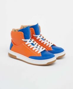 SUPERDRY Vegan Basket Sport High Top Trainers Denver Orange/blue -Sportswear Sales 2022 upload9223368955665927520 1