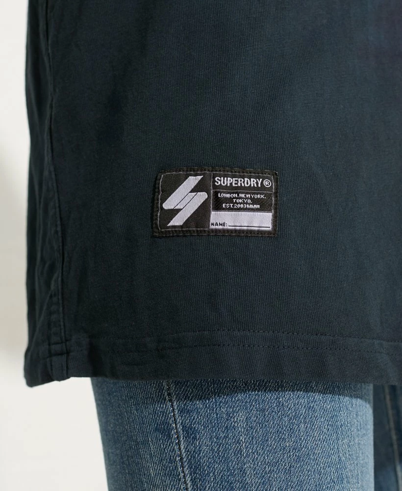 SUPERDRY Unisex Tie Dye T-Shirt Mid Blue/indigo 3 SUPERDRY Unisex Tie Dye T-Shirt Mid Blue/indigo - Image 3