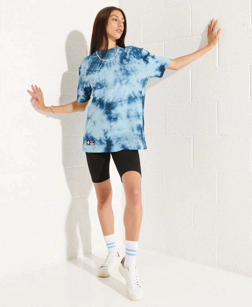 SUPERDRY Unisex Tie Dye T-Shirt Grey/black 1 SUPERDRY Unisex Tie Dye T-Shirt Grey/black