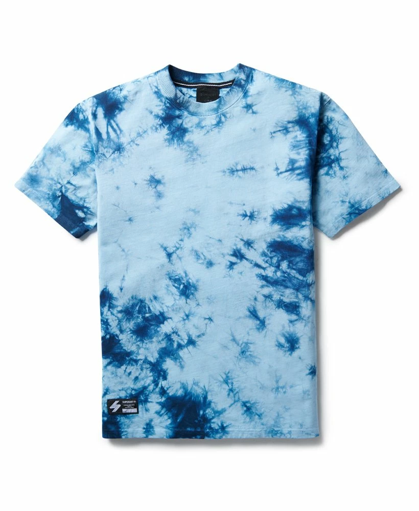 SUPERDRY Unisex Tie Dye T-Shirt Grey/black 4 SUPERDRY Unisex Tie Dye T-Shirt Grey/black - Image 4
