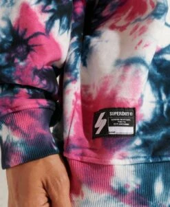 SUPERDRY Unisex Tie Dye Crew Sweatshirt Pool Green/black 10 SUPERDRY Unisex Tie Dye Crew Sweatshirt Pool Green/black -Sportswear Sales 2022 upload9223368955665929102