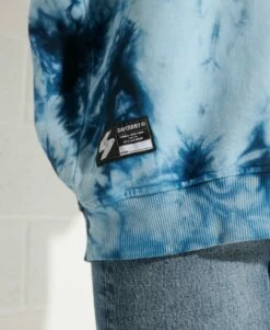 SUPERDRY Unisex Tie Dye Crew Sweatshirt Mid Blue/indigo 10 SUPERDRY Unisex Tie Dye Crew Sweatshirt Mid Blue/indigo -Sportswear Sales 2022 upload9223368955665929117