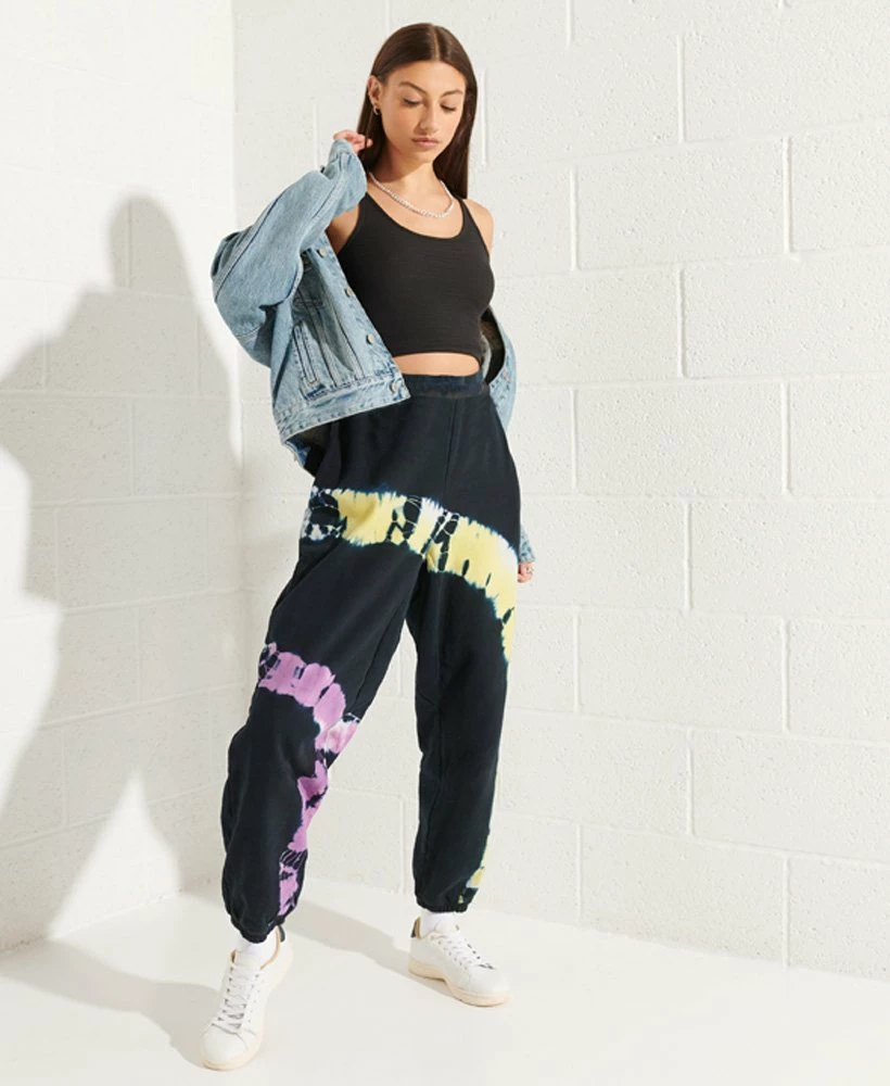 SUPERDRY Unisex Tie Dye Joggers Deep Navy/multi 2 SUPERDRY Unisex Tie Dye Joggers Deep Navy/multi - Image 2