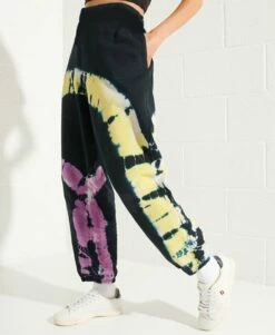 SUPERDRY Unisex Tie Dye Joggers Deep Navy/multi