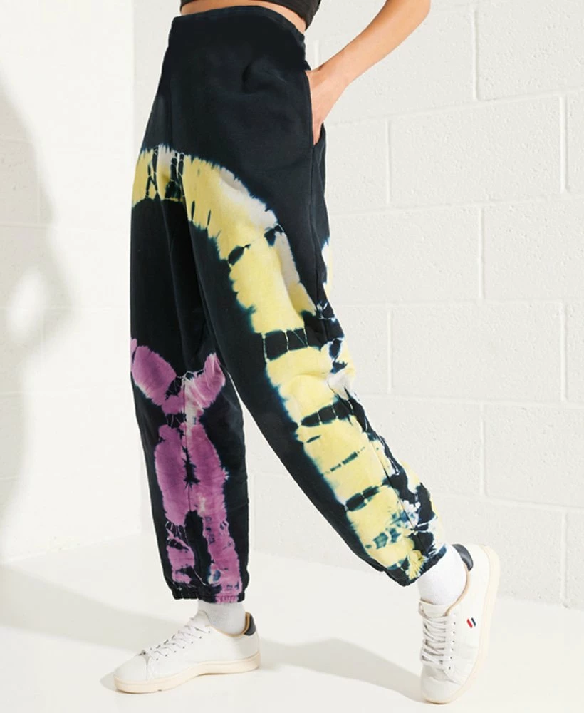 SUPERDRY Unisex Tie Dye Joggers Deep Navy/multi 1 SUPERDRY Unisex Tie Dye Joggers Deep Navy/multi