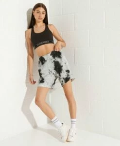 SUPERDRY Unisex Tie Dye Sweat Shorts Blue Bottle /multi -Sportswear Sales 2022 upload9223368955665929175 1