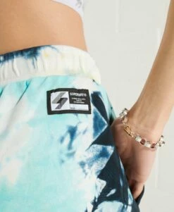 SUPERDRY Unisex Tie Dye Sweat Shorts Blue Bottle /multi -Sportswear Sales 2022 upload9223368955665929190
