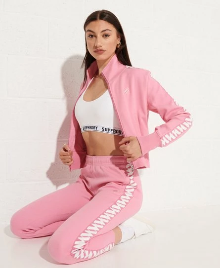 SUPERDRY Code Tape Trackpants Montauk Blush 9 SUPERDRY Code Tape Trackpants Montauk Blush - Image 9