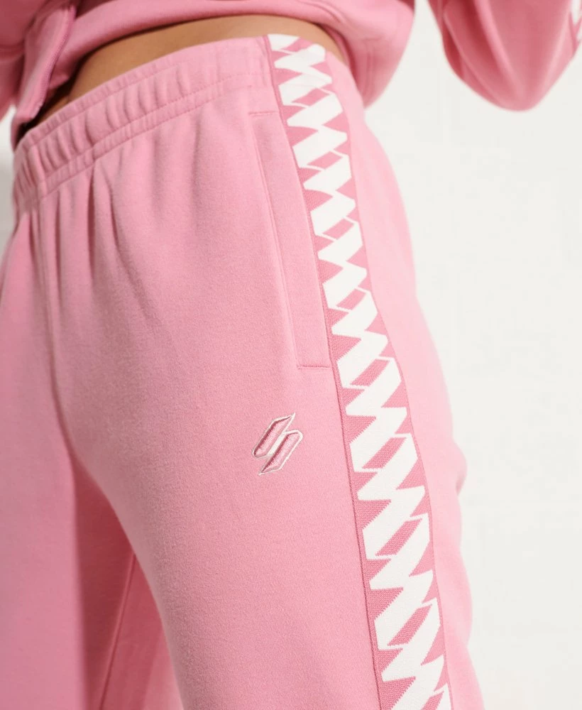 SUPERDRY Code Tape Trackpants Montauk Blush 5 SUPERDRY Code Tape Trackpants Montauk Blush - Image 5