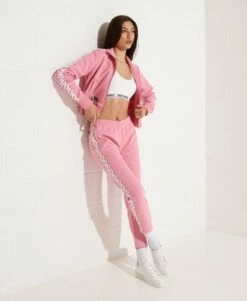 SUPERDRY Code Tape Trackpants Montauk Blush