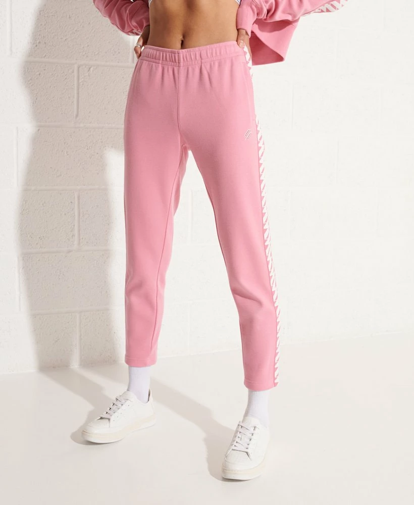 SUPERDRY Code Tape Trackpants Montauk Blush 2 SUPERDRY Code Tape Trackpants Montauk Blush - Image 2
