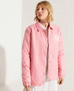 SUPERDRY Snap Coach Jacket Risk Red -Sportswear Sales 2022 upload9223368955665932251