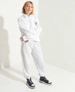 SUPERDRY City College Oversized Half Zip Track Top Optic