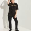 SUPERDRY Cooperate Logo Foil T-Shirt Optic