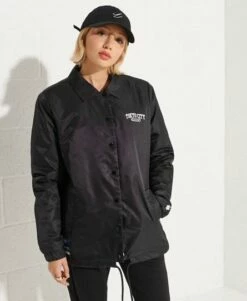 SUPERDRY Snap Coach Jacket Risk Red -Sportswear Sales 2022 upload9223368955665932356