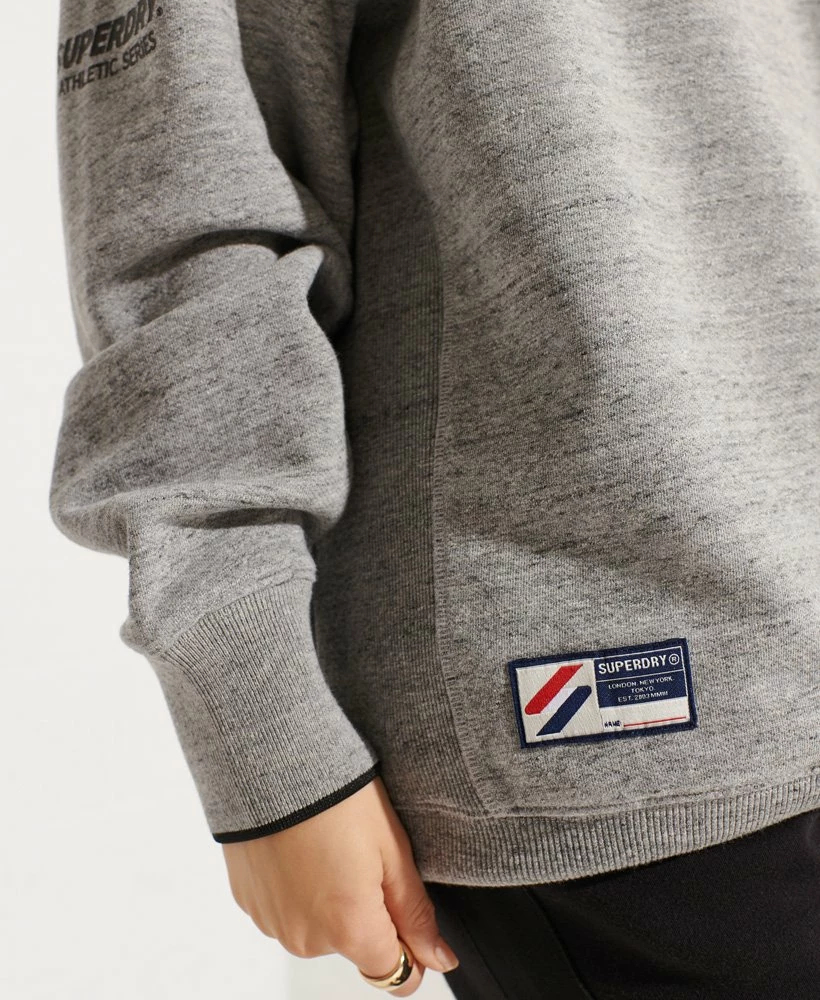 SUPERDRY Strikeout Oversized Crew Sweatshirt Risk Red 4 SUPERDRY Strikeout Oversized Crew Sweatshirt Risk Red - Image 4