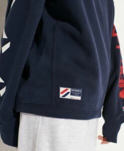 SUPERDRY Strikeout Oversized Crew Sweatshirt Risk Red -Sportswear Sales 2022 upload9223368955665932389