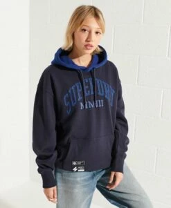 SUPERDRY Varsity Arch Oversized Hoodie Deep Navy 12 SUPERDRY Varsity Arch Oversized Hoodie Deep Navy -Sportswear Sales 2022 upload9223368955665932598 1