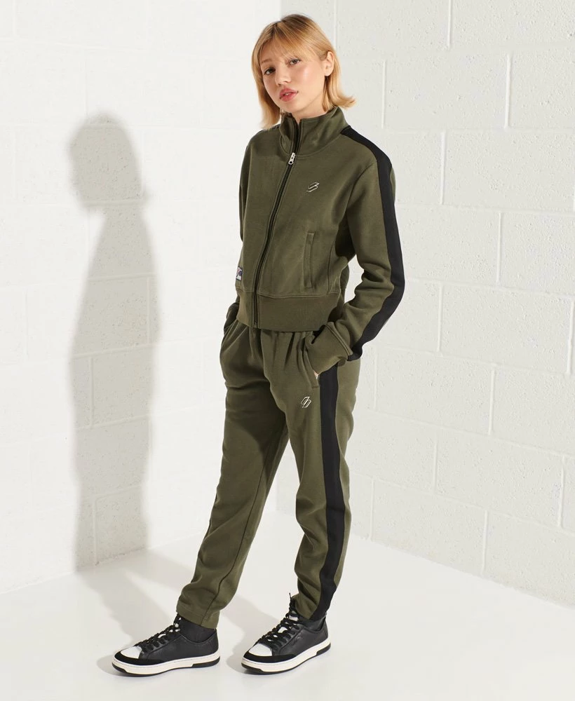 SUPERDRY Code Stripe Track Jacket Deep Navy 1 SUPERDRY Code Stripe Track Jacket Deep Navy