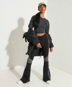 SUPERDRY Expedition Graphic T-Shirt Grey Slub Grindle