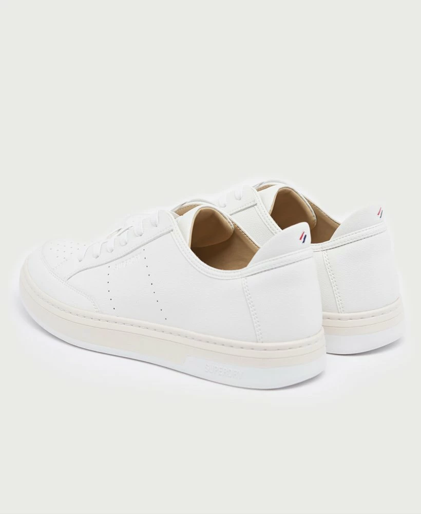 SUPERDRY Vegan Basket Sport Low Trainers Risk Red 2 SUPERDRY Vegan Basket Sport Low Trainers Risk Red - Image 2