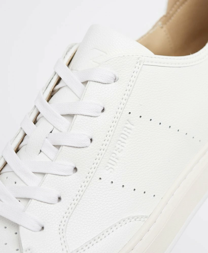 SUPERDRY Vegan Basket Sport Low Trainers Risk Red 5 SUPERDRY Vegan Basket Sport Low Trainers Risk Red - Image 5