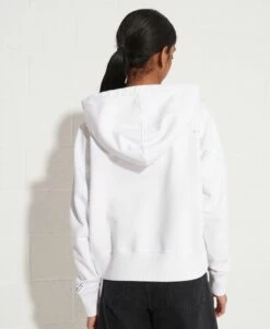 SUPERDRY Independent Logo Foil Crop Hoodie Black 2 -Sportswear Sales 2022 upload9223368955665940234