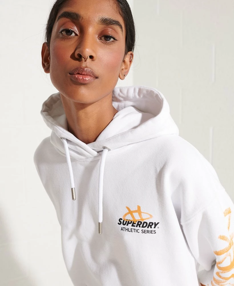 SUPERDRY Strikeout Oversized Hoodie Grey Slub Grindle 5 SUPERDRY Strikeout Oversized Hoodie Grey Slub Grindle - Image 5