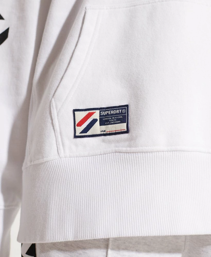 SUPERDRY Strikeout Oversized Hoodie Grey Slub Grindle 7 SUPERDRY Strikeout Oversized Hoodie Grey Slub Grindle - Image 7