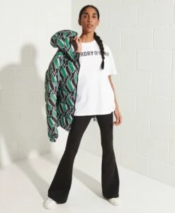 SUPERDRY Cooperate Logo Foil T-Shirt Black