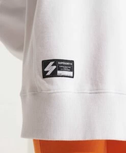 SUPERDRY Cooperate Logo Crew Sweatshirt Denver Orange -Sportswear Sales 2022 upload9223368955665940332