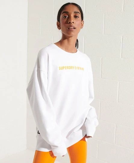 SUPERDRY Cooperate Logo Crew Sweatshirt Denver Orange 10 SUPERDRY Cooperate Logo Crew Sweatshirt Denver Orange - Image 10