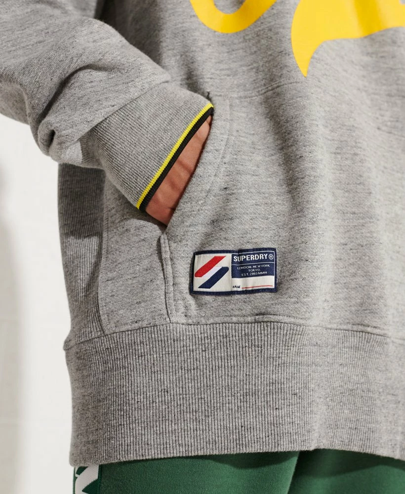 SUPERDRY Strikeout Oversized Hoodie Optic 4 SUPERDRY Strikeout Oversized Hoodie Optic - Image 4