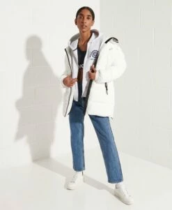 SUPERDRY College Graphic Zip Hoodie Lightning Grey Grindle