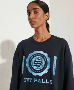 SUPERDRY College Graphic Oversized Crew Sweatshirt Eclipse Navy 12 SUPERDRY College Graphic Oversized Crew Sweatshirt Eclipse Navy -Sportswear Sales 2022 upload9223368955665940447