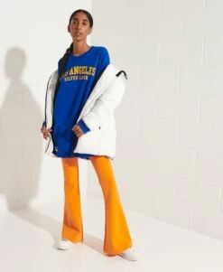 SUPERDRY City College Crew Sweatshirt Dress Eclipse Navy