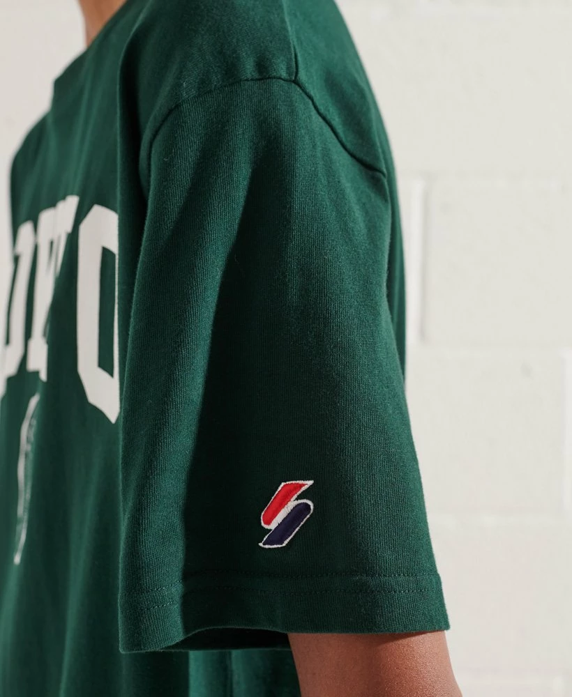 SUPERDRY City College T-shirt Enamel Green 4 SUPERDRY City College T-shirt Enamel Green - Image 4