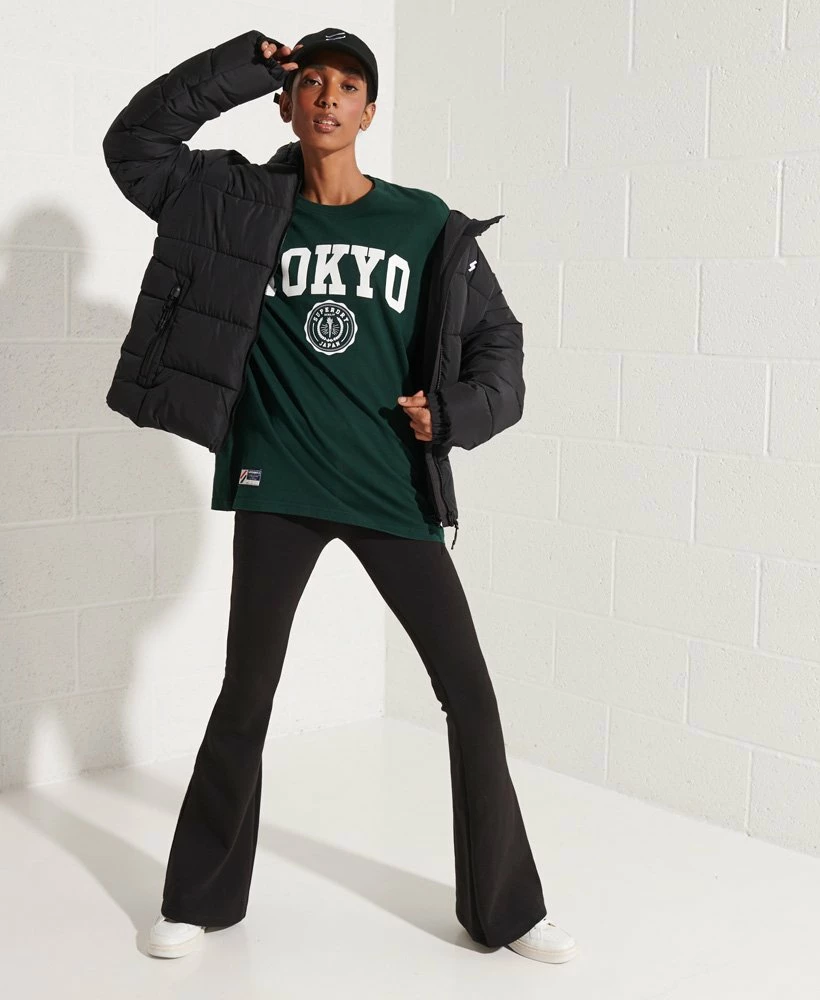 SUPERDRY City College T-shirt Enamel Green 1 SUPERDRY City College T-shirt Enamel Green