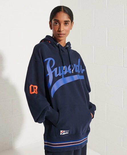 SUPERDRY Strikeout Oversized Hoodie Grey Slub Grindle 12 SUPERDRY Strikeout Oversized Hoodie Grey Slub Grindle - Image 12