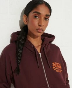 SUPERDRY College Graphic Zip Hoodie Rich Deep Burgundy 11 SUPERDRY College Graphic Zip Hoodie Rich Deep Burgundy -Sportswear Sales 2022 upload9223368955665944901