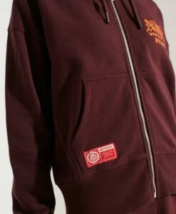 SUPERDRY College Graphic Zip Hoodie Rich Deep Burgundy 13 SUPERDRY College Graphic Zip Hoodie Rich Deep Burgundy -Sportswear Sales 2022 upload9223368955665944905