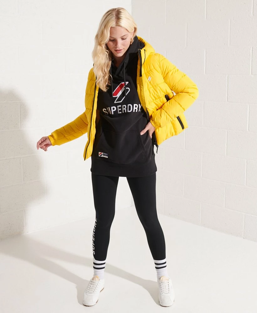 SUPERDRY Applique Oversized Hoodie Optic 1 SUPERDRY Applique Oversized Hoodie Optic