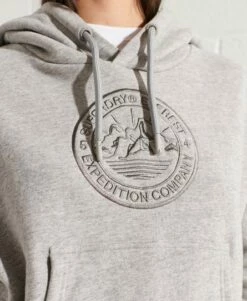 SUPERDRY Expedition Graphic Crop Hoodie Grey Slub Grindle -Sportswear Sales 2022 upload9223368955665946498 2