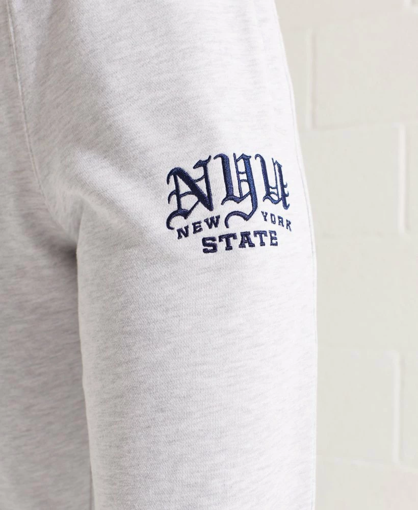 SUPERDRY College Graphic Joggers Lightning Grey Grindle 5 SUPERDRY College Graphic Joggers Lightning Grey Grindle - Image 5