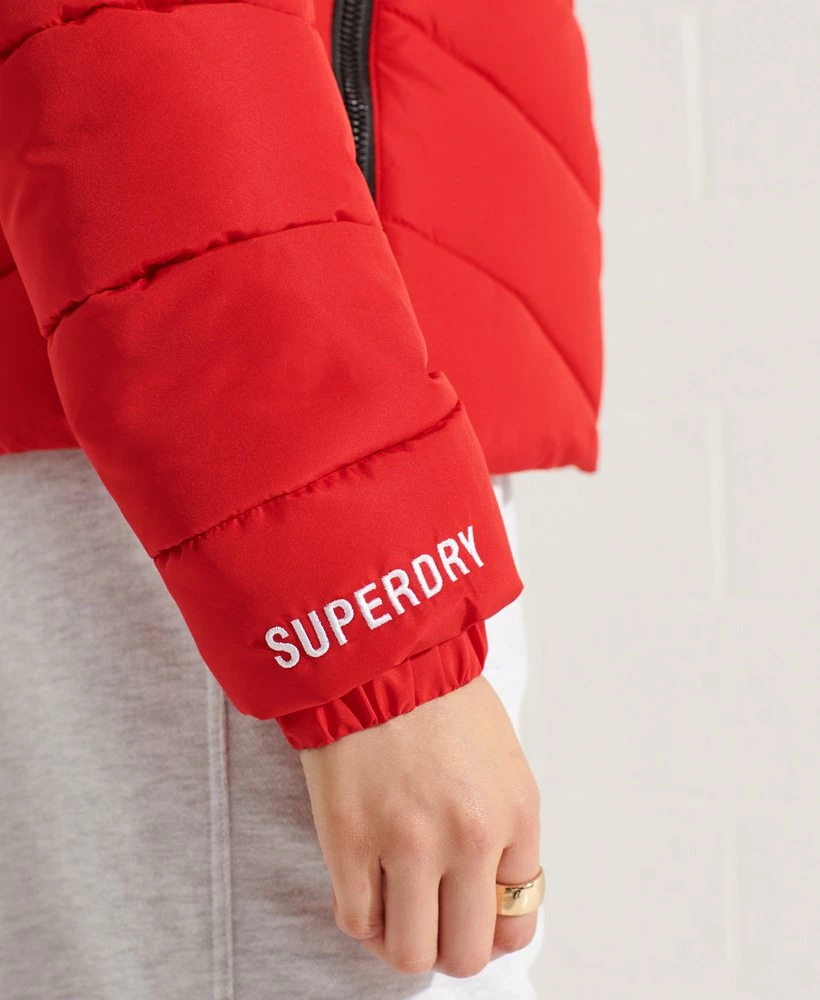 SUPERDRY Non Hooded Sports Puffer Jacket Supermarine Navy 6 SUPERDRY Non Hooded Sports Puffer Jacket Supermarine Navy - Image 6