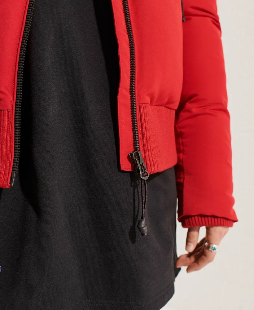 SUPERDRY Code Everest Bomber Jacket Bold Orange 7 SUPERDRY Code Everest Bomber Jacket Bold Orange - Image 7