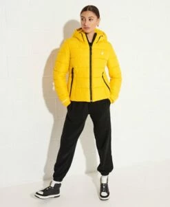SUPERDRY Hooded Spirit Sports Puffer Jacket Montauk Blush